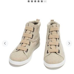 High top yellowbox sneakers; brand new!